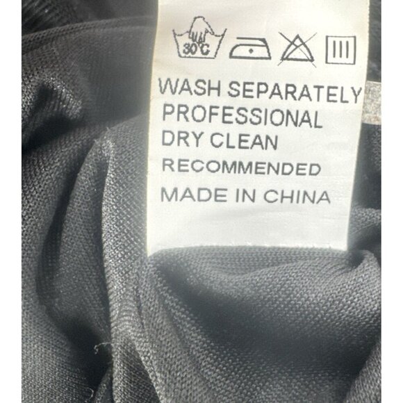 Little Black Mini Dress short Sequins size 8,NewYears Eve, flapper Gatsby gothic - Picture 11 of 12